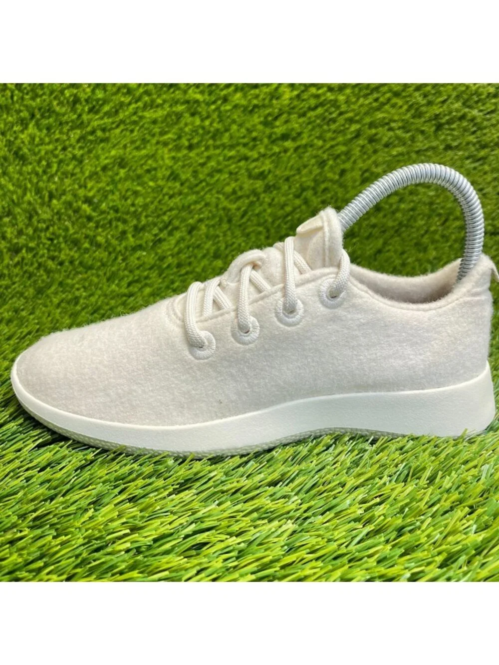 Allbirds Wool Runners Natural White Womens Size 6 Running Walking Shoes Sneakers